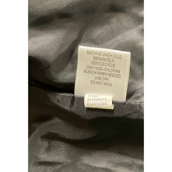 Xhilaration Moto Jacket Women’s Faux Leather Size XXL Black Zip Snap - Picture 13 of 13